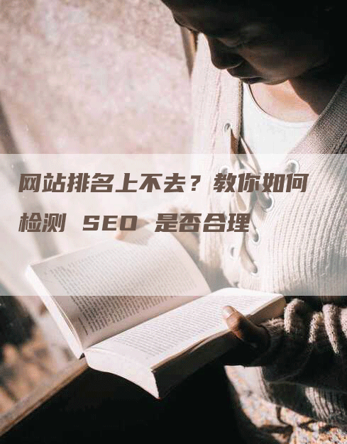 网站排名上不去？教你如何检测 SEO 是否合理