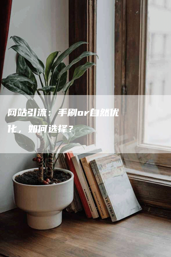 网站引流：手刷or自然优化，如何选择？