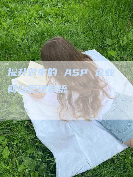 提升效率的 ASP 企业网站管理系统